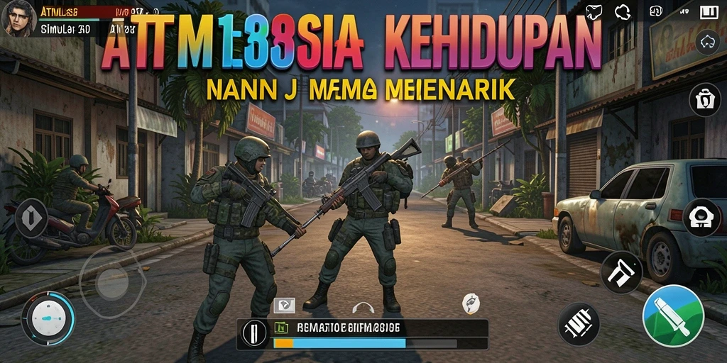 Tampilan gameplay menarik dari <strong>ATM138</strong> saat pemain mengelola kehidupan virtual.